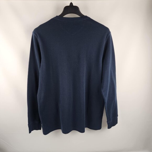 Frye and Co Mens Shirt 2XLT Night Sky Blue L/S Thermal Knit Big &Tall - Picture 2 of 7